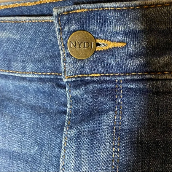 NYDJ Marilyn Straight LIFTXTUCK Technology Jeans Women Size 14 - Picture 3 of 10